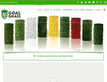 Tablet Screenshot of goalgrass.com